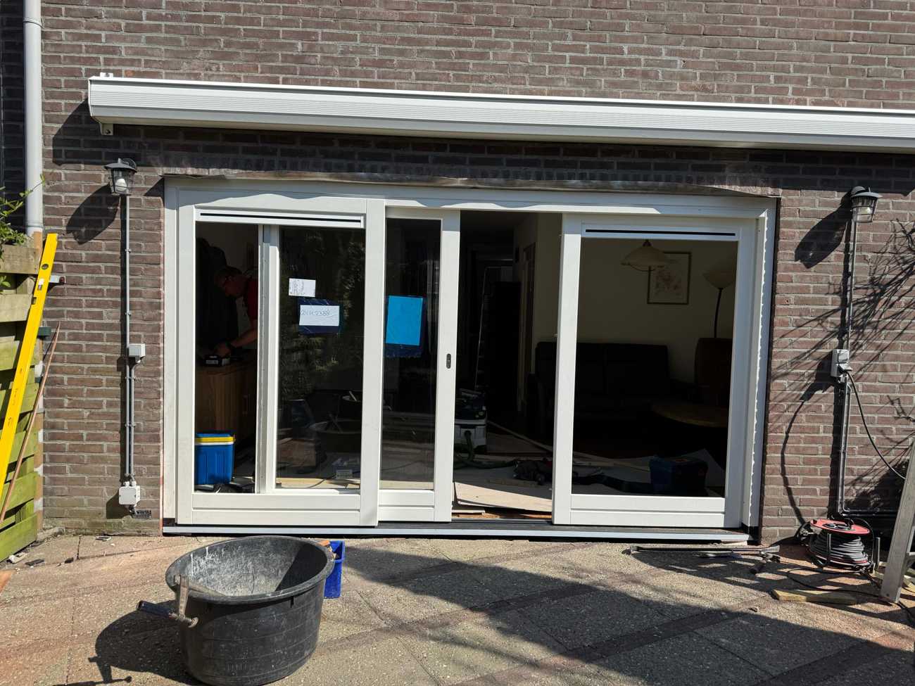 Driedelige schuifpui geeft woning meer licht en ruimte