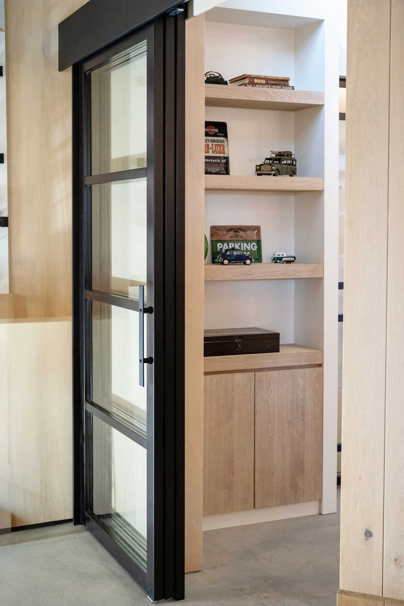 Triple door stalen schuifdeur (1)