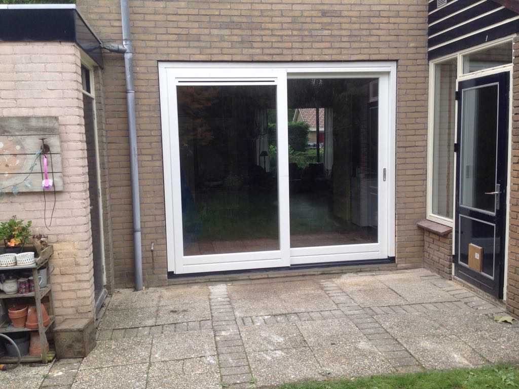 Nieuwe schuifpui in Bovenkarspel