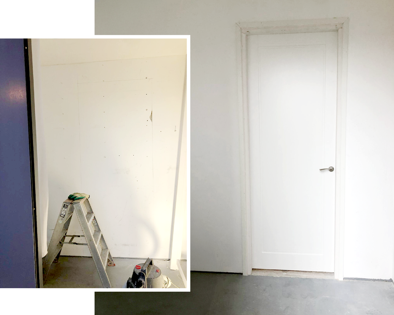 Van dichte muur naar stijlvolle doorgang naar de garage